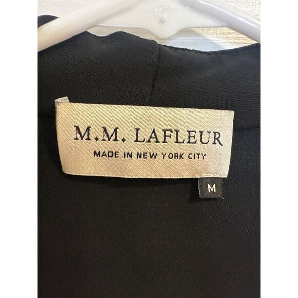 M.M. LAFLEUR Black Denevue Surplice Top Medium - Picture 5 of 9